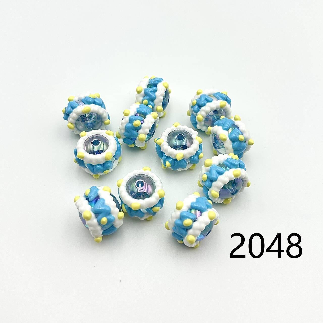 ❤ New Arrival ❤ High Quality Paint Beads DIY Handmade (with holes) 2046~2070
