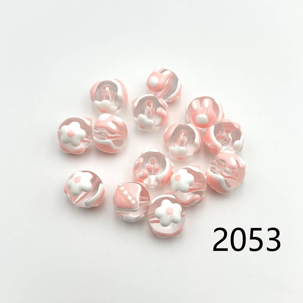 ❤ New Arrival ❤ High Quality Paint Beads DIY Handmade (with holes) 2046~2070