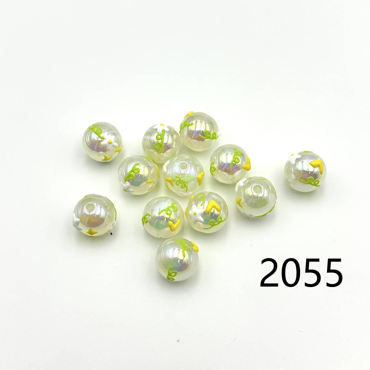 ❤ New Arrival ❤ High Quality Paint Beads DIY Handmade (with holes) 2046~2070