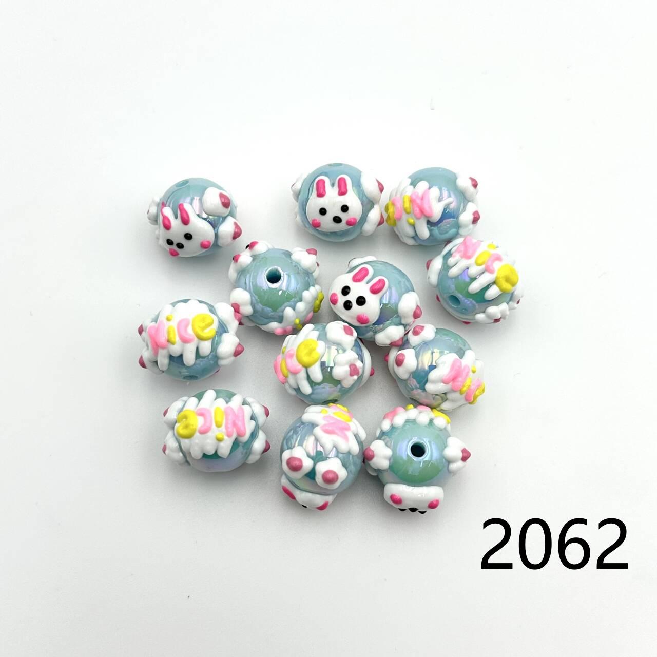 ❤ New Arrival ❤ High Quality Paint Beads DIY Handmade (with holes) 2046~2070