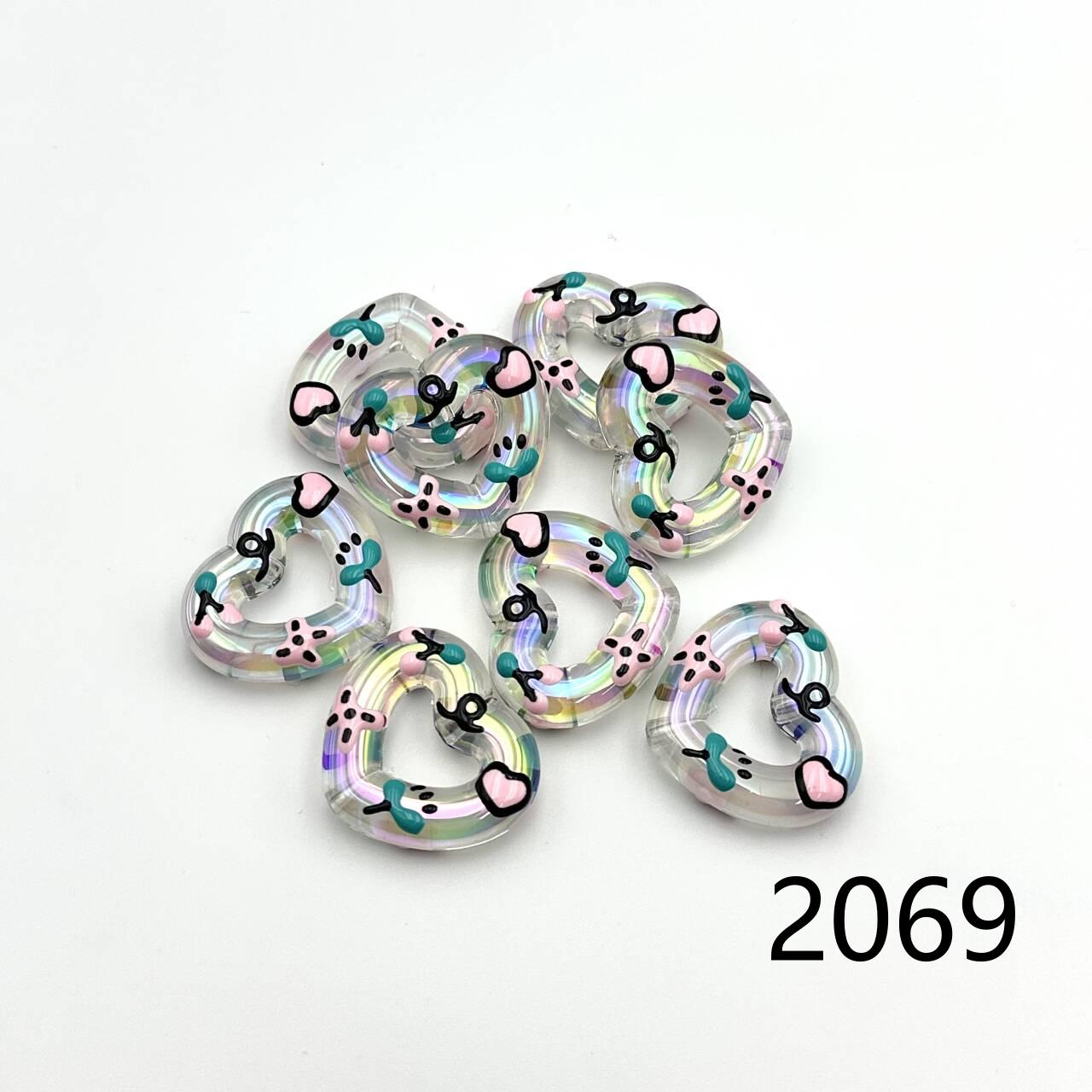 ❤ New Arrival ❤ High Quality Paint Beads DIY Handmade (with holes) 2046~2070