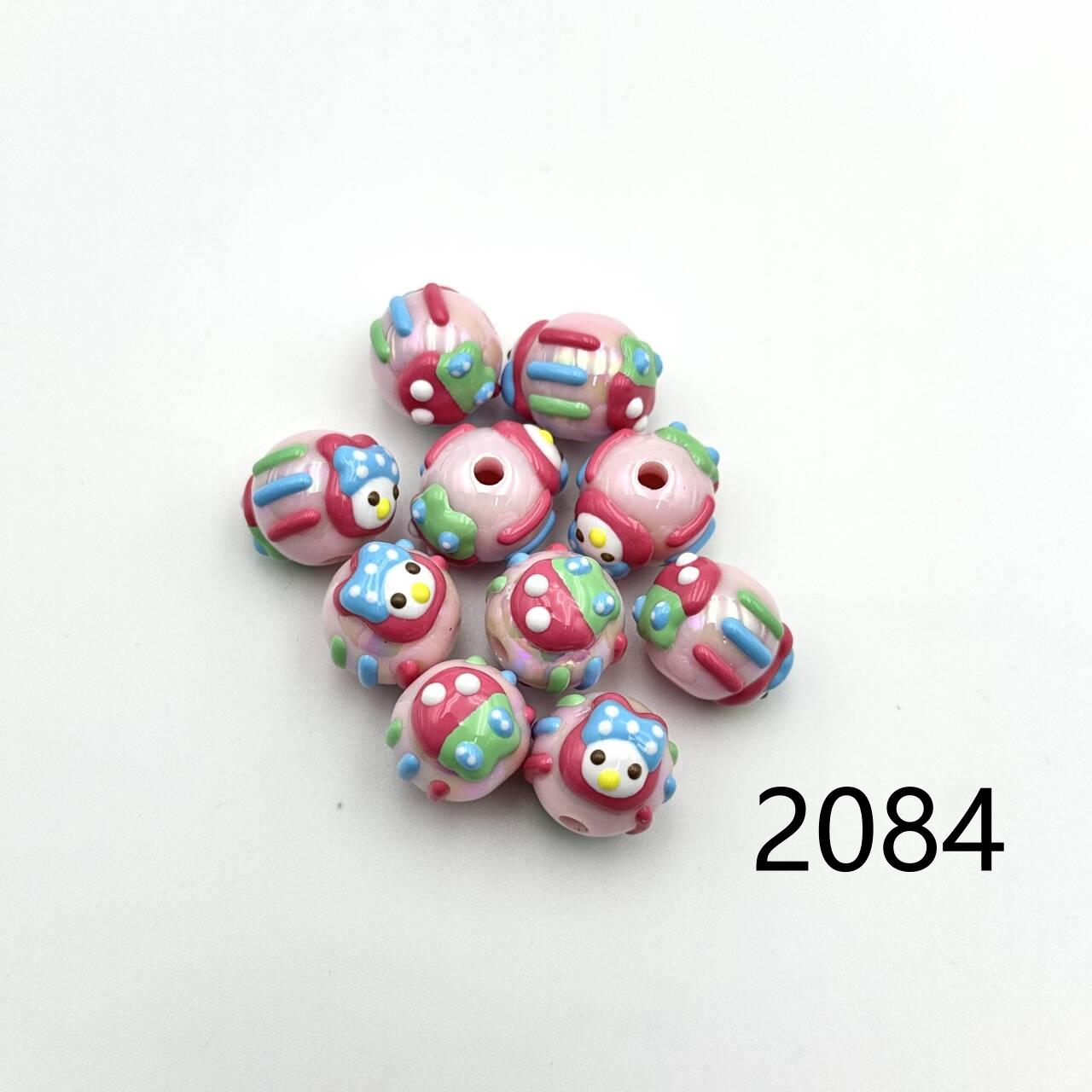❤ New Arrival ❤ High Quality Paint Beads DIY Handmade (with holes) 2071~2088