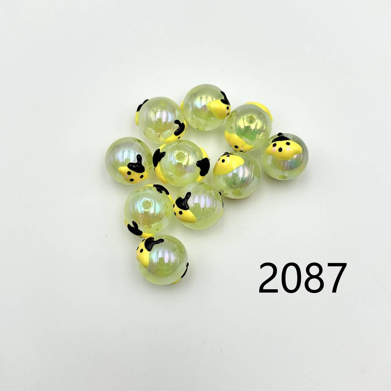❤ New Arrival ❤ High Quality Paint Beads DIY Handmade (with holes) 2071~2088