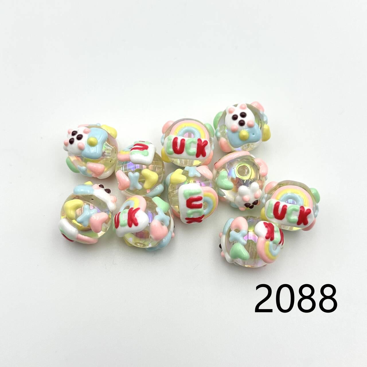 ❤ New Arrival ❤ High Quality Paint Beads DIY Handmade (with holes) 2071~2088