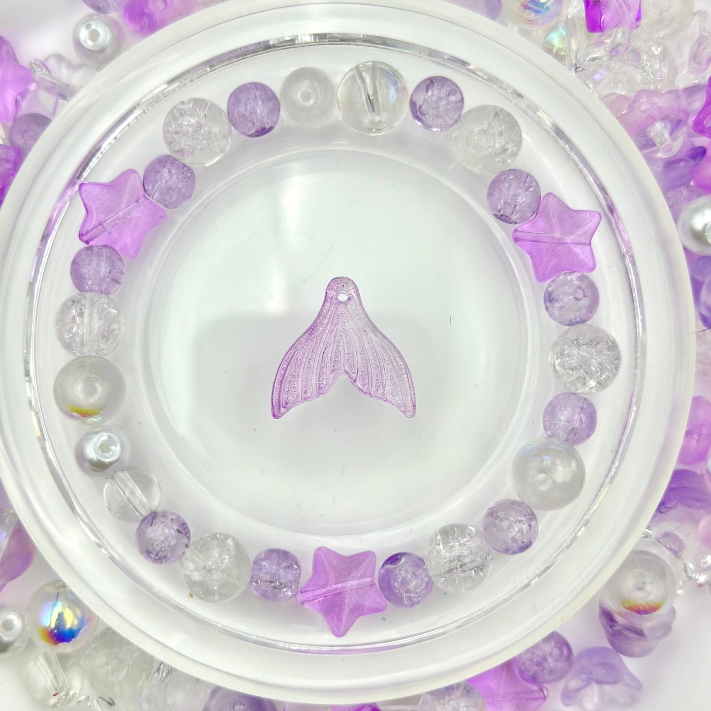 Treasures of the Sea ❤ New Arrivals ❤ 【B-B2018】(10'8') High Quality Glass & Shell Pearls