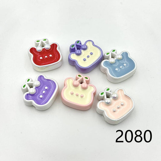 ❤ New Arrival ❤ High Quality Paint Beads DIY Handmade (with holes) 2071~2088