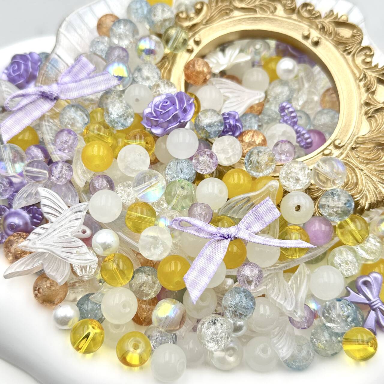 ハッピータイム❤ 新作 ❤ 【C-C2036】(10'）高品質ガラス＆キャッツアイ