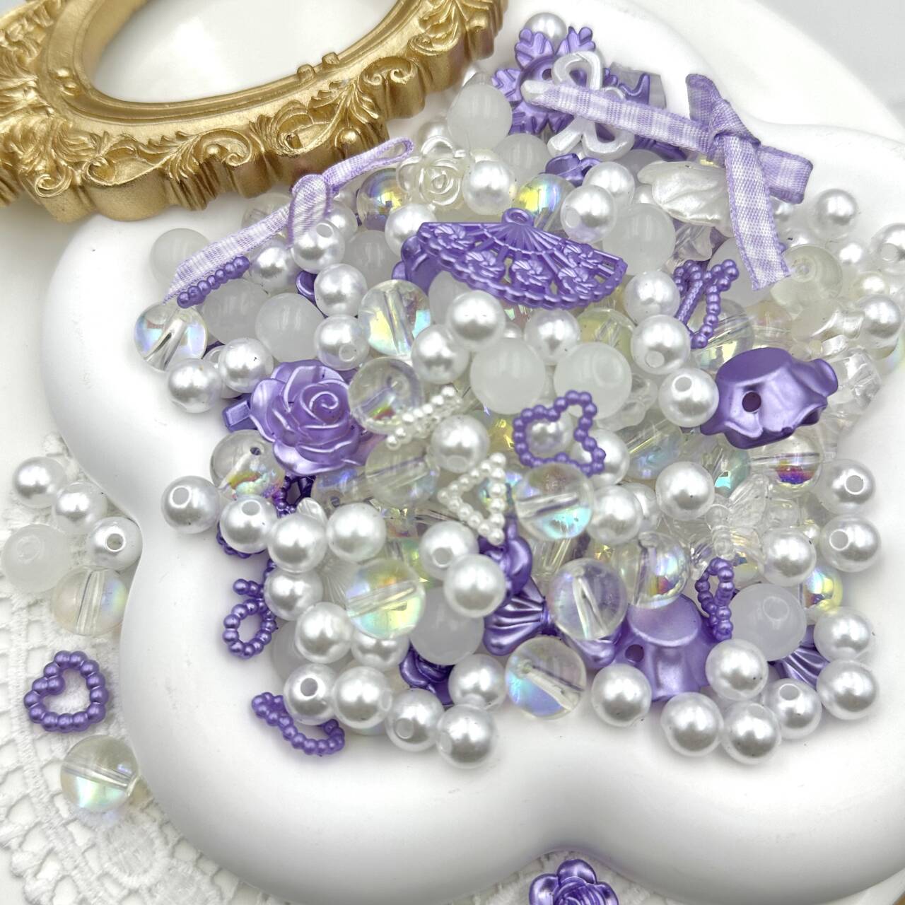 Fairy tales and dreams ❤ New release ❤ 【B-B2025】(10'8') High quality glass &amp; shell pearl