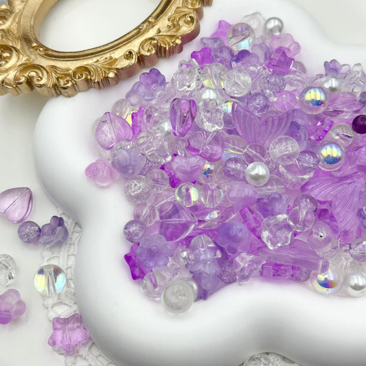 Treasures of the Sea ❤ New Arrivals ❤ 【B-B2018】(10'8') High Quality Glass &amp; Shell Pearls