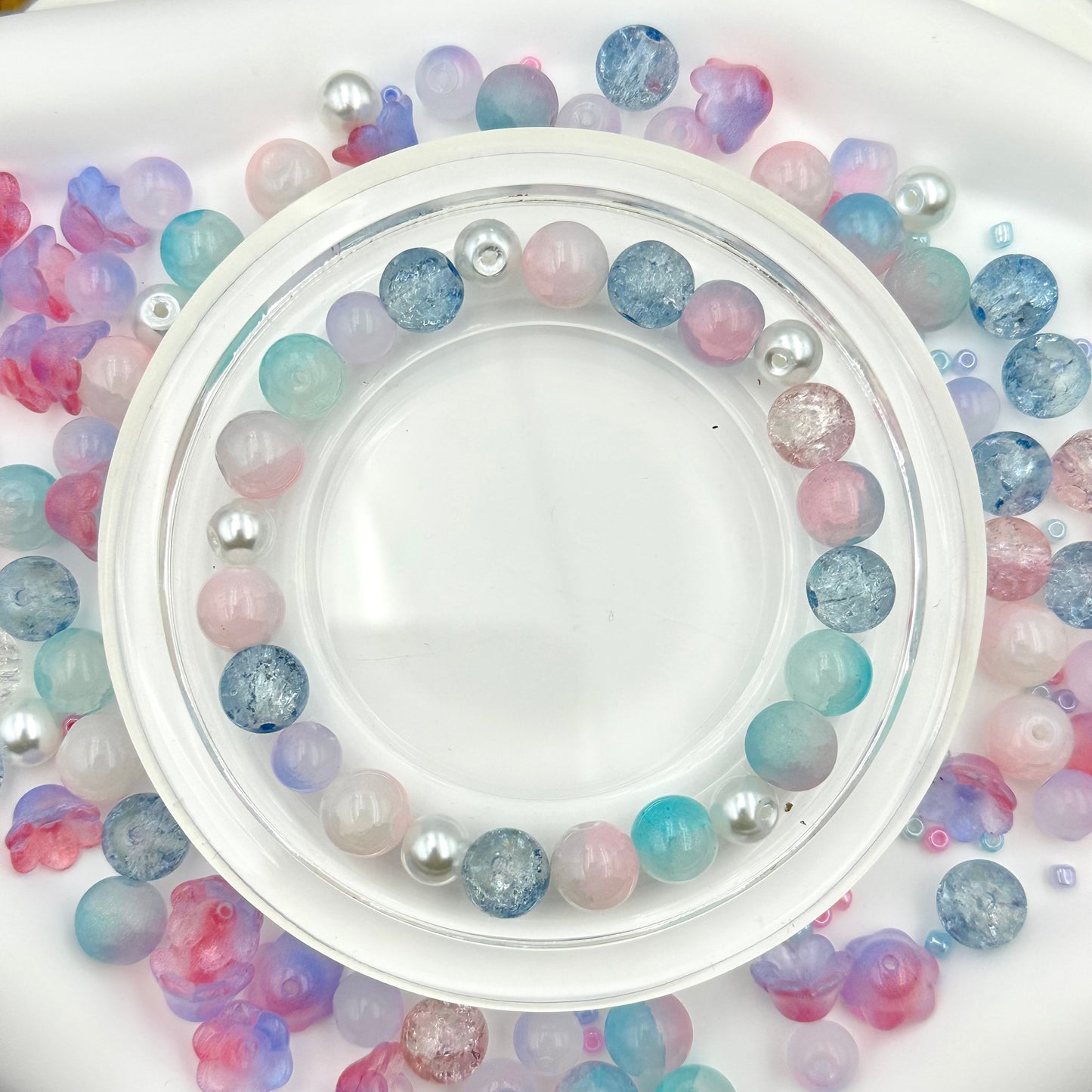 Memories of the Sky ❤ New Arrival ❤ 【B-B2001】(10'8') High Quality Glass &amp; Shell Pearl