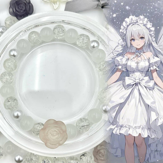 星野お茶会のバレリーナ ❤ 新作 ❤ 【B-B2017】(10'8'）高品質ガラス＆＆シェルパール